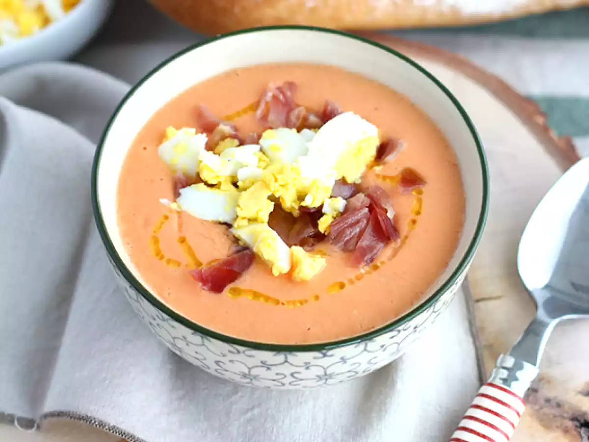 Salmorejo, İspanyol soğuk çorbası - fotoğraf 4