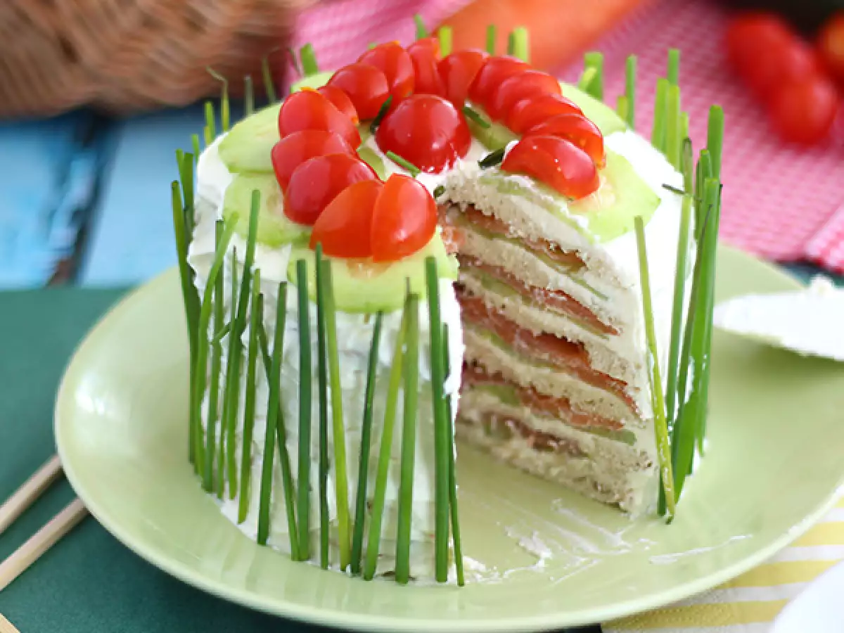 Sandviç pastası: Davet sofraları için pratik soğuk pasta - fotoğraf 2