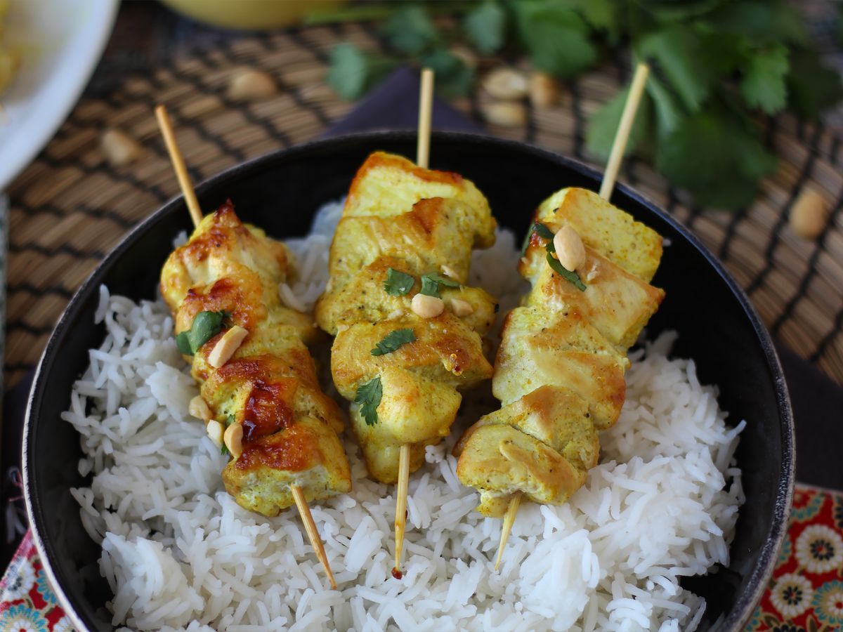 Satay soslu tavuk kebapları, Asya'ya bir mutfak yolculuğu! - fotoğraf 5