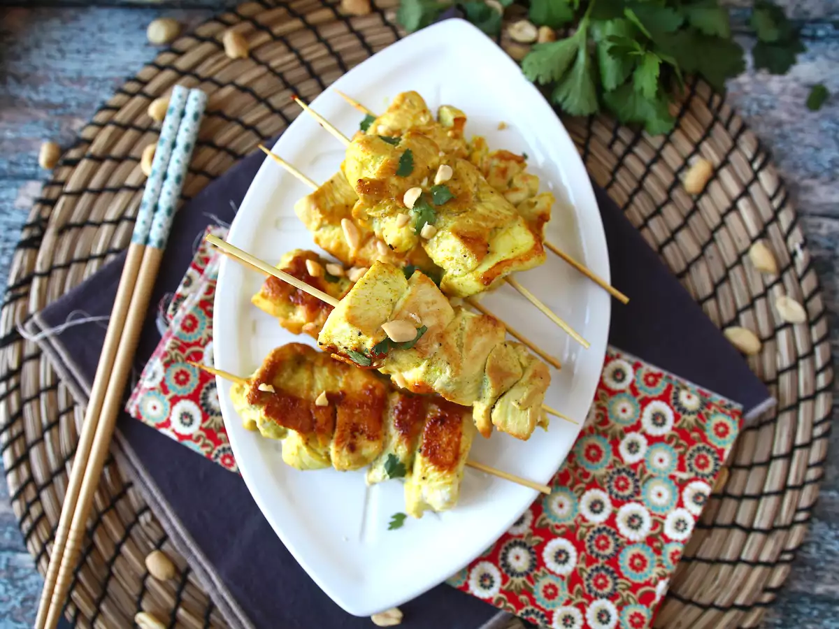 Satay soslu tavuk kebapları, Asya'ya bir mutfak yolculuğu! - fotoğraf 7