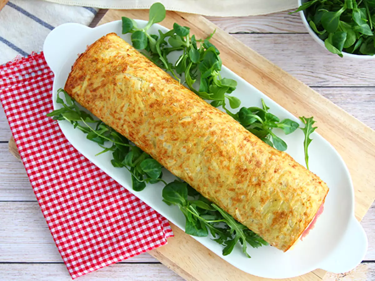 Savoie Raclette Peynirli Jambonlu Patates Rulosu - fotoğraf 4