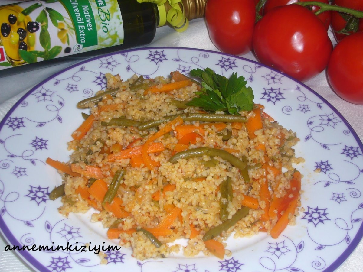 Sebzeli Bulgur Pilavi