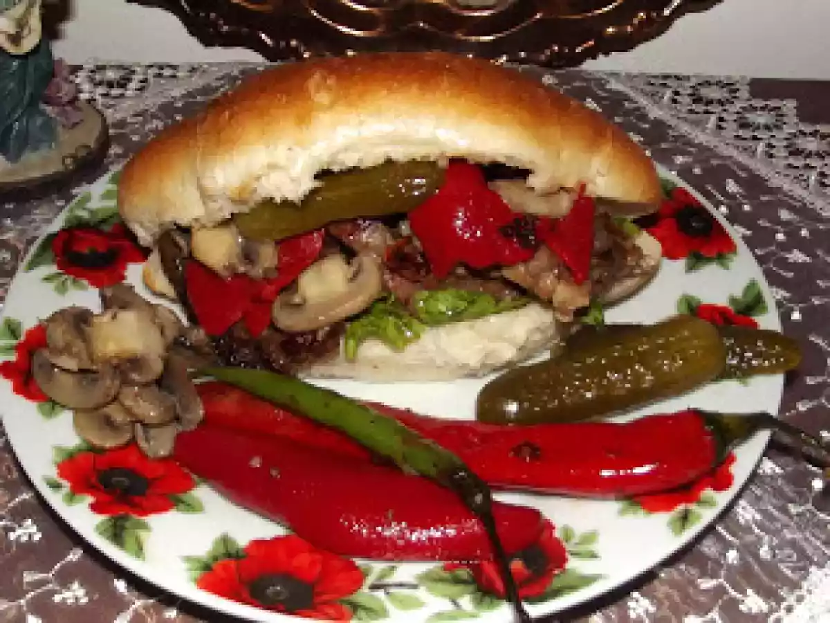 Sebzeli Et Sandviç
