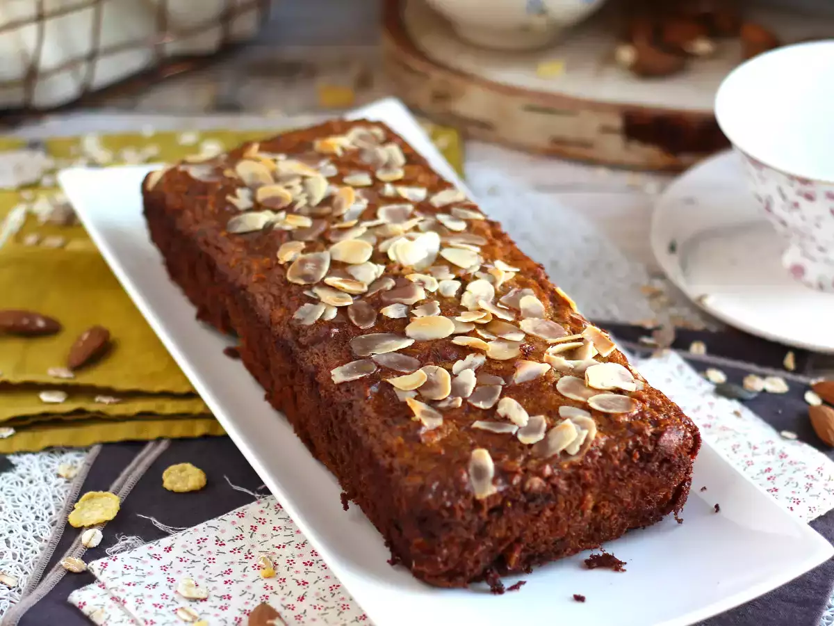 Şeker ilavesiz müsli kek - İsrafı önlemek için mükemmel bir spor öncesi tarifi! - fotoğraf 2