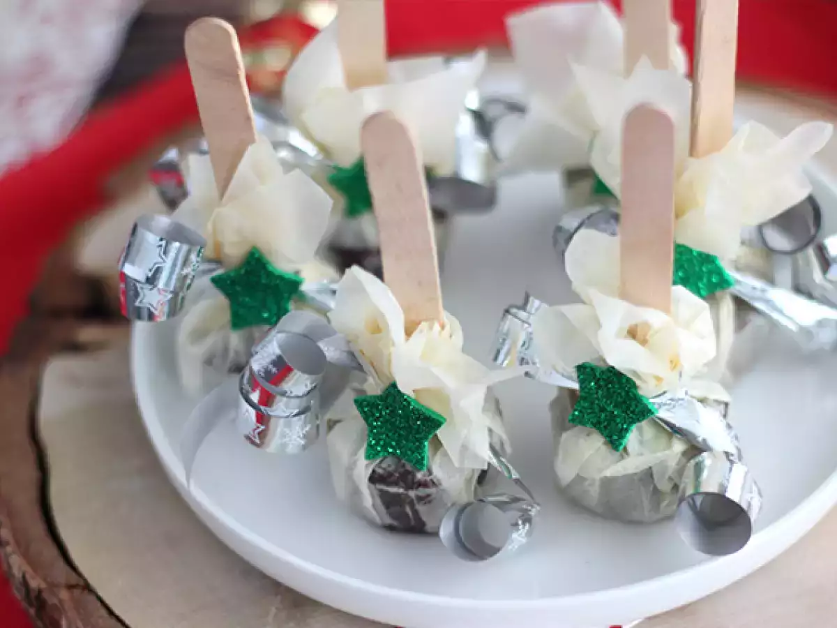 Sıcak çikolata lolipopları: bitter çikolata + Karambar - fotoğraf 4