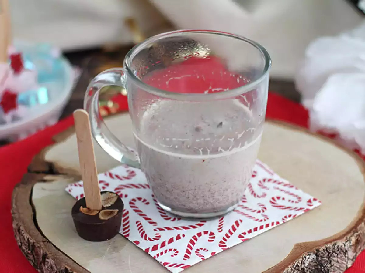 Sıcak çikolata lolipopları: bitter çikolata + kavrulmuş fındık - fotoğraf 3