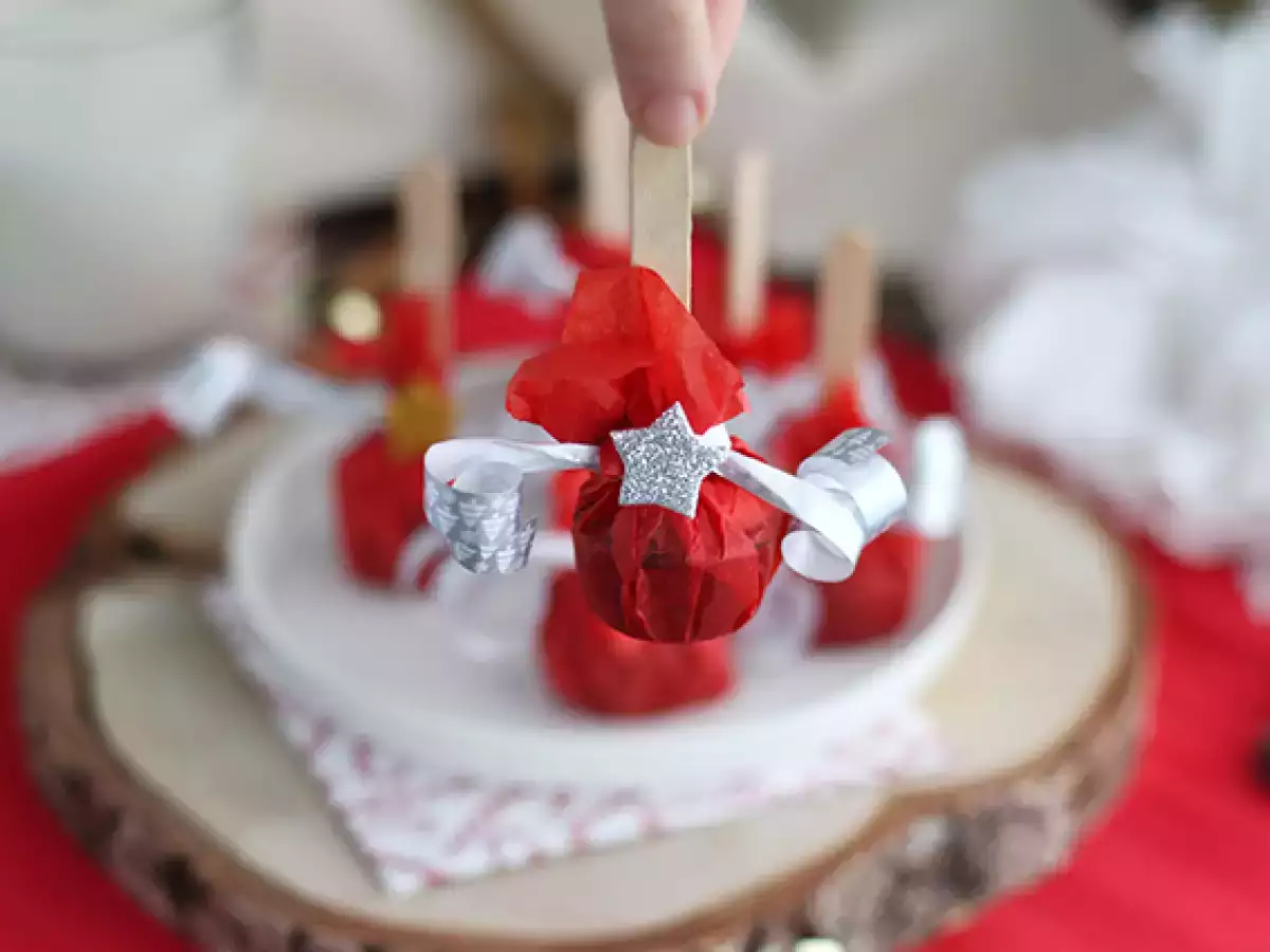 Sıcak Çikolata Lolipopları: Bitter Çikolata ve Marshmallow - fotoğraf 2