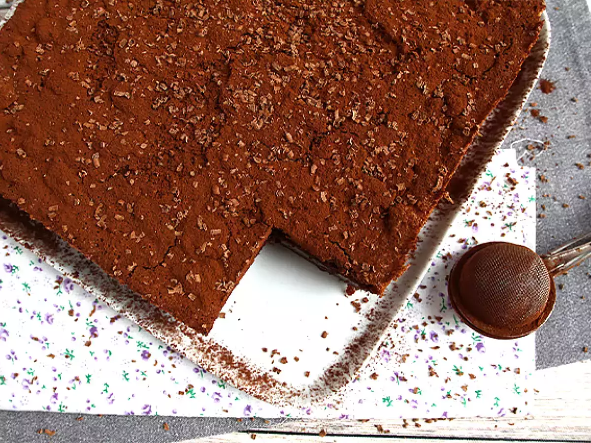 Sihirli çikolatalı kek - fotoğraf 6