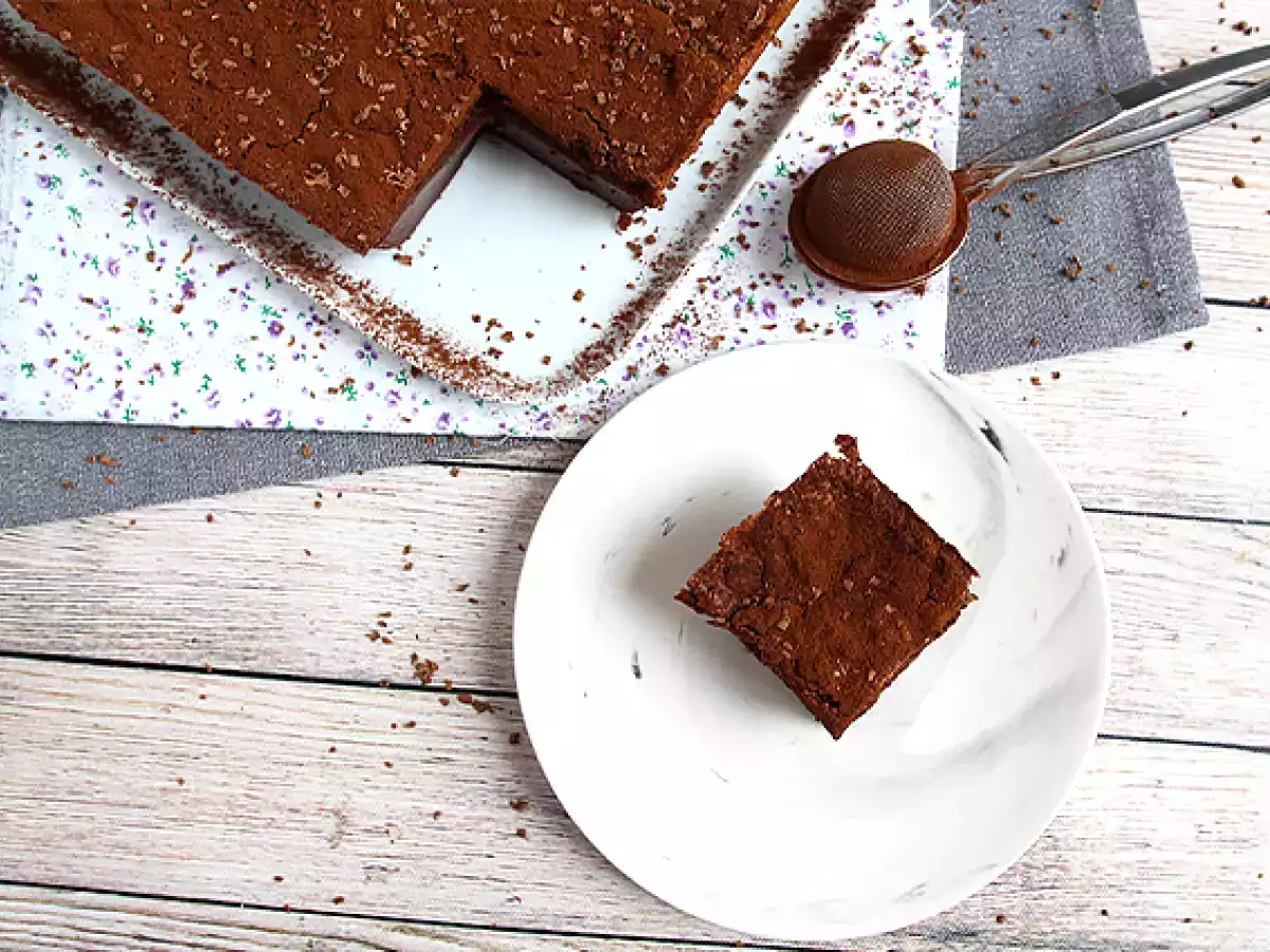 Sihirli çikolatalı kek - fotoğraf 8