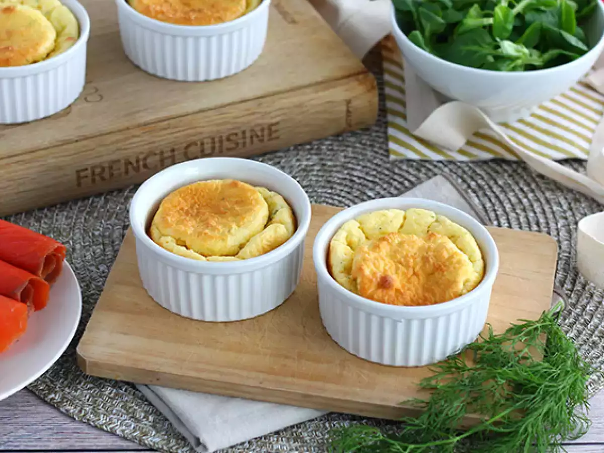 Somon Füme ve Taze Peynirli Sufle Tarifi