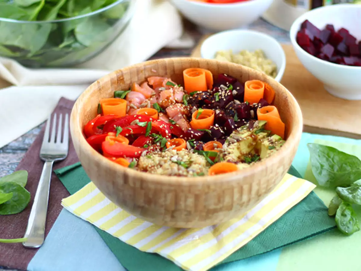 Somonlu Buddha Bowl Tarifi - fotoğraf 2