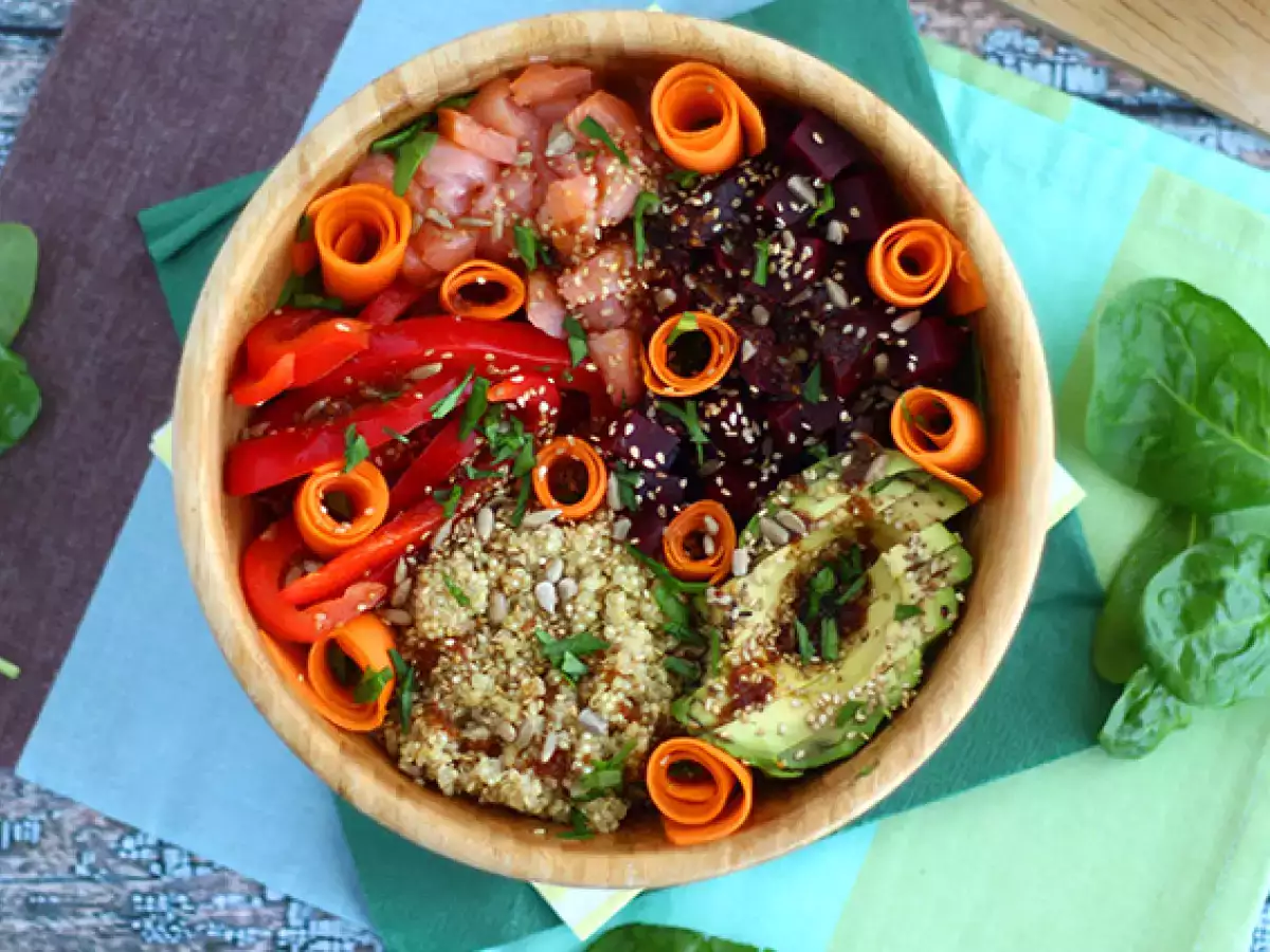 Somonlu Buddha Bowl Tarifi - fotoğraf 3