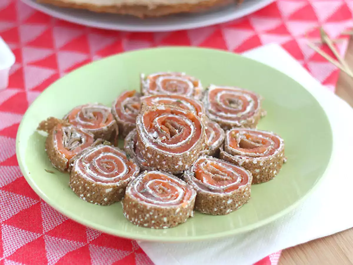 Somonlu karabuğday ruloları