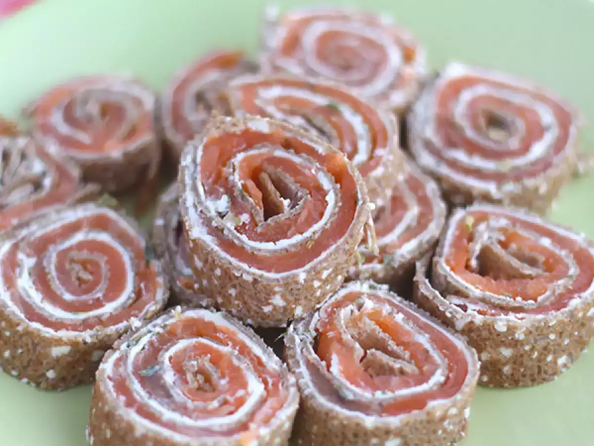 Somonlu karabuğday ruloları - fotoğraf 2