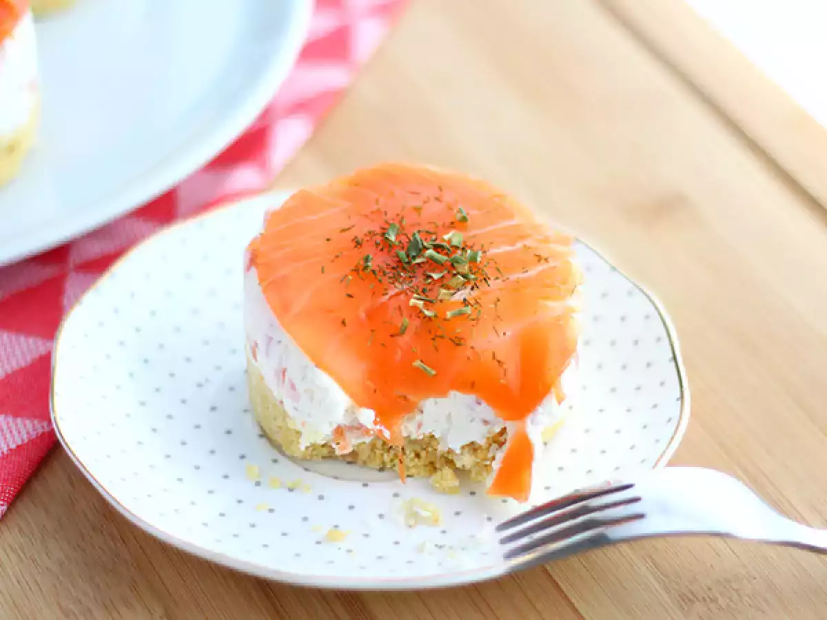 Somonlu Tuzlu Cheesecake Tarifi - fotoğraf 4