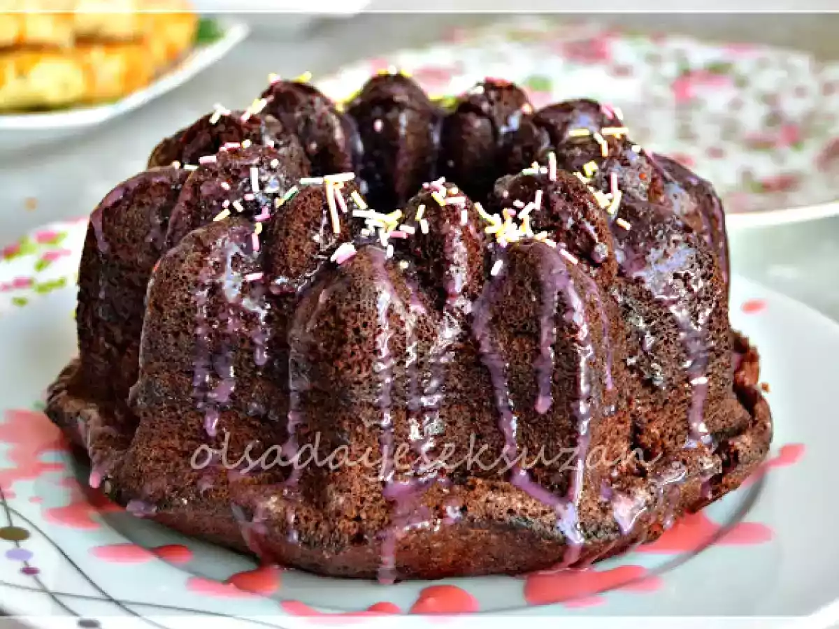 SOSLU KAKAOLU KEK ( MİKRODALGADA SİLİKON KALIPTA PİŞEN ) - fotoğraf 2