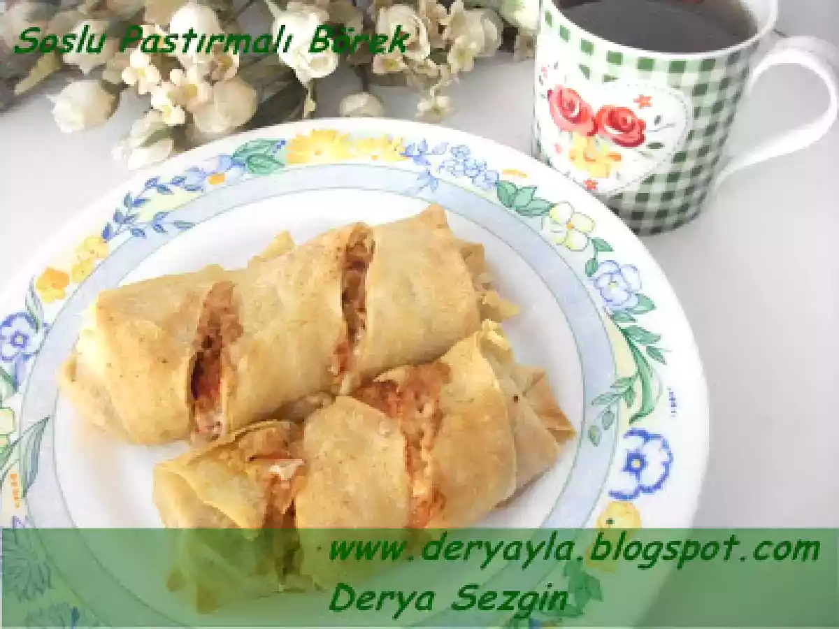 Soslu Pastırmalı Çıtır Börek ve İftar Menüsü-26
