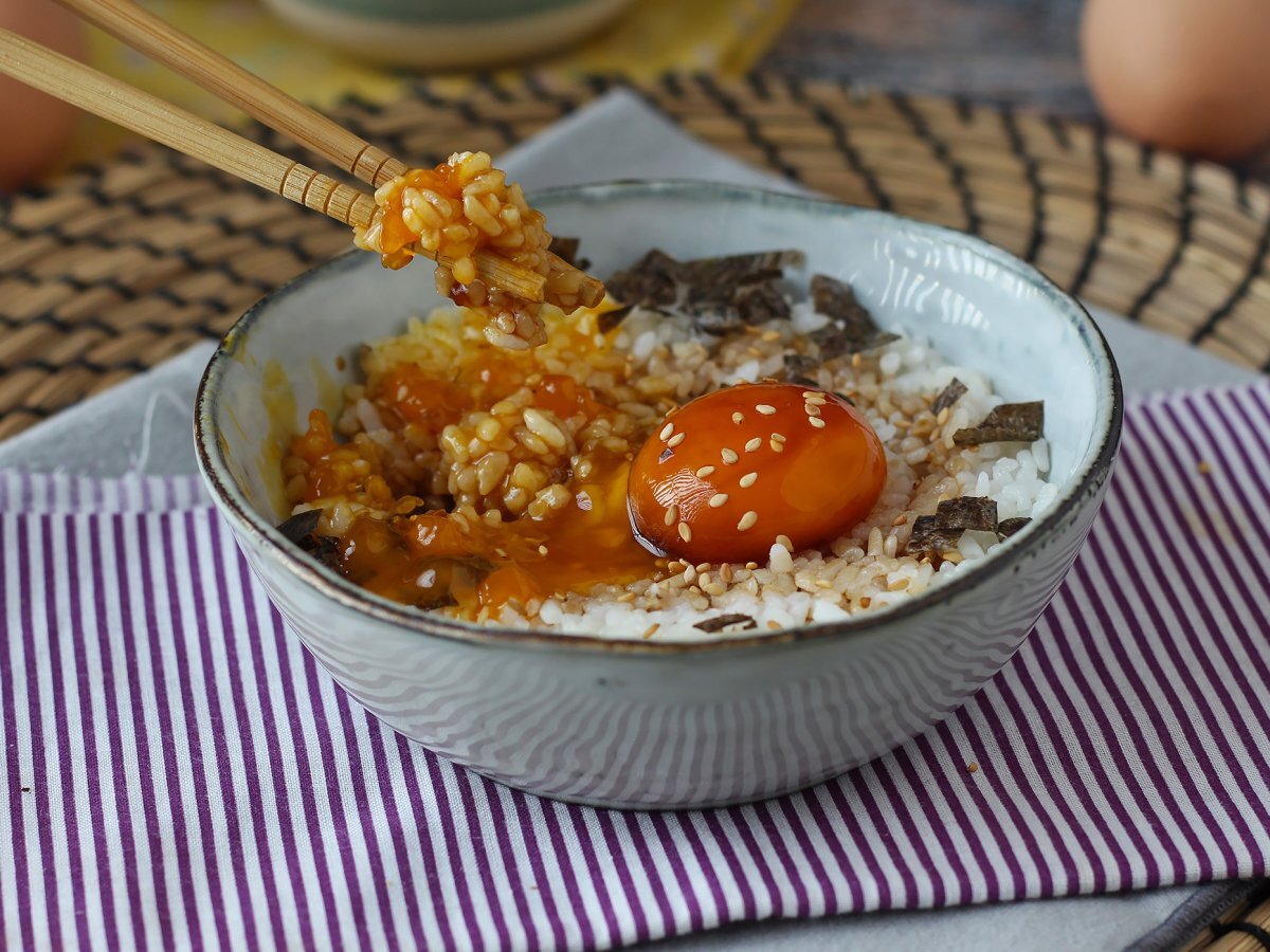 Soya sosunda korunmuş yumurta sarısı - fotoğraf 3