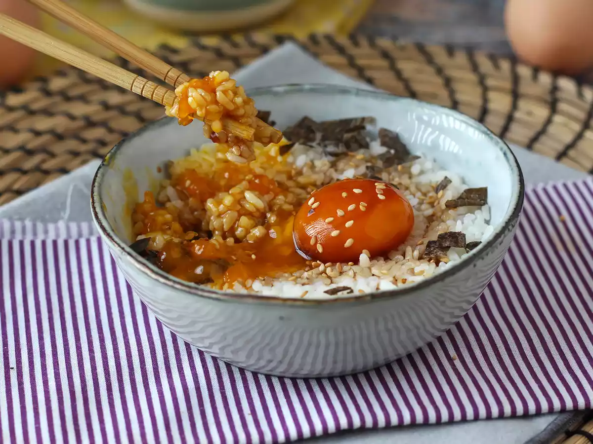 Soya sosunda korunmuş yumurta sarısı - fotoğraf 3