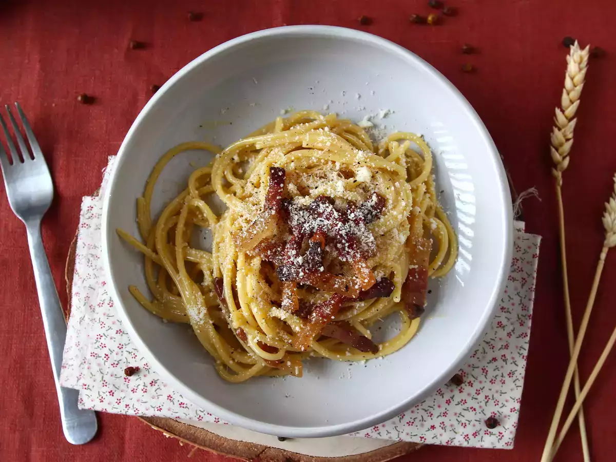 Spaghetti alla carbonara: Gerçek İtalyan usulü carbonara tarifi! - fotoğraf 6