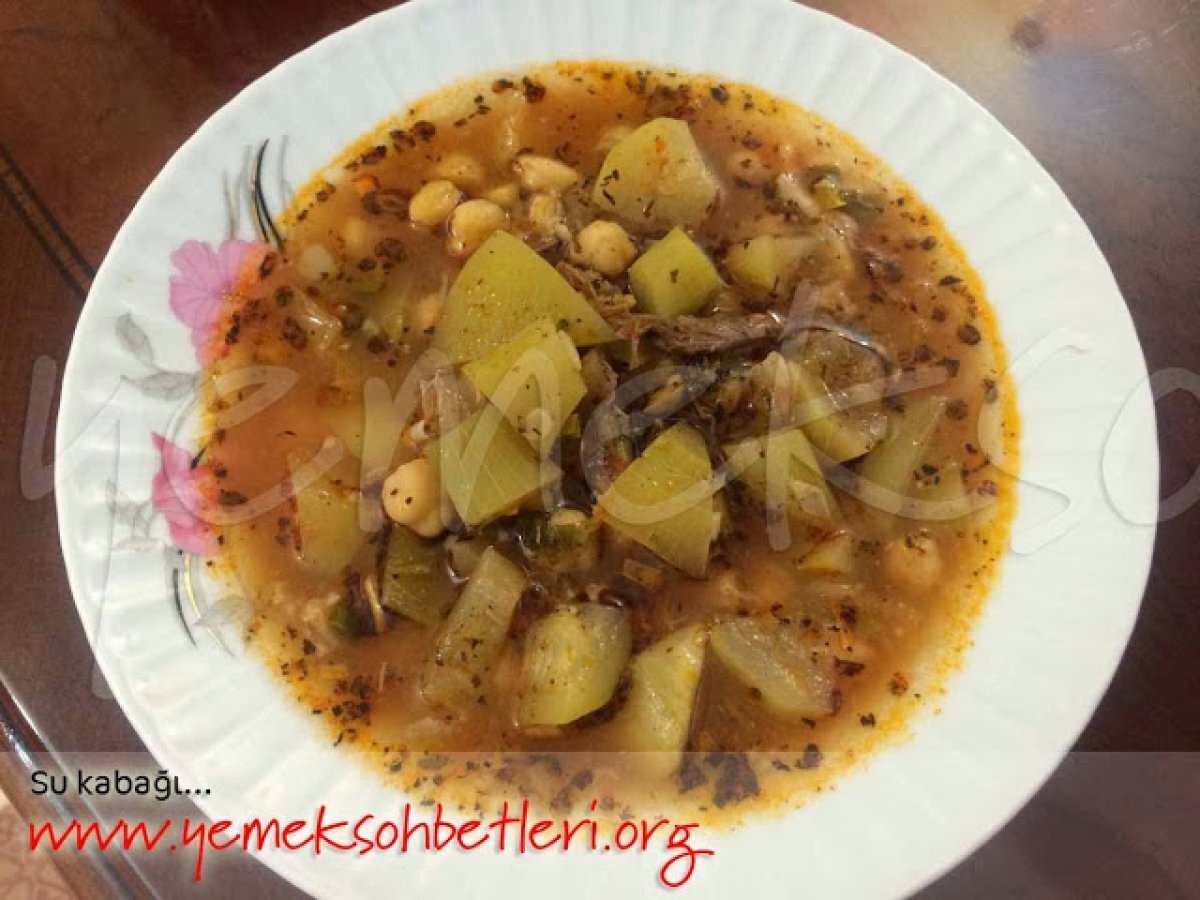 Su kabağı yemeği (su kabağı aşı)