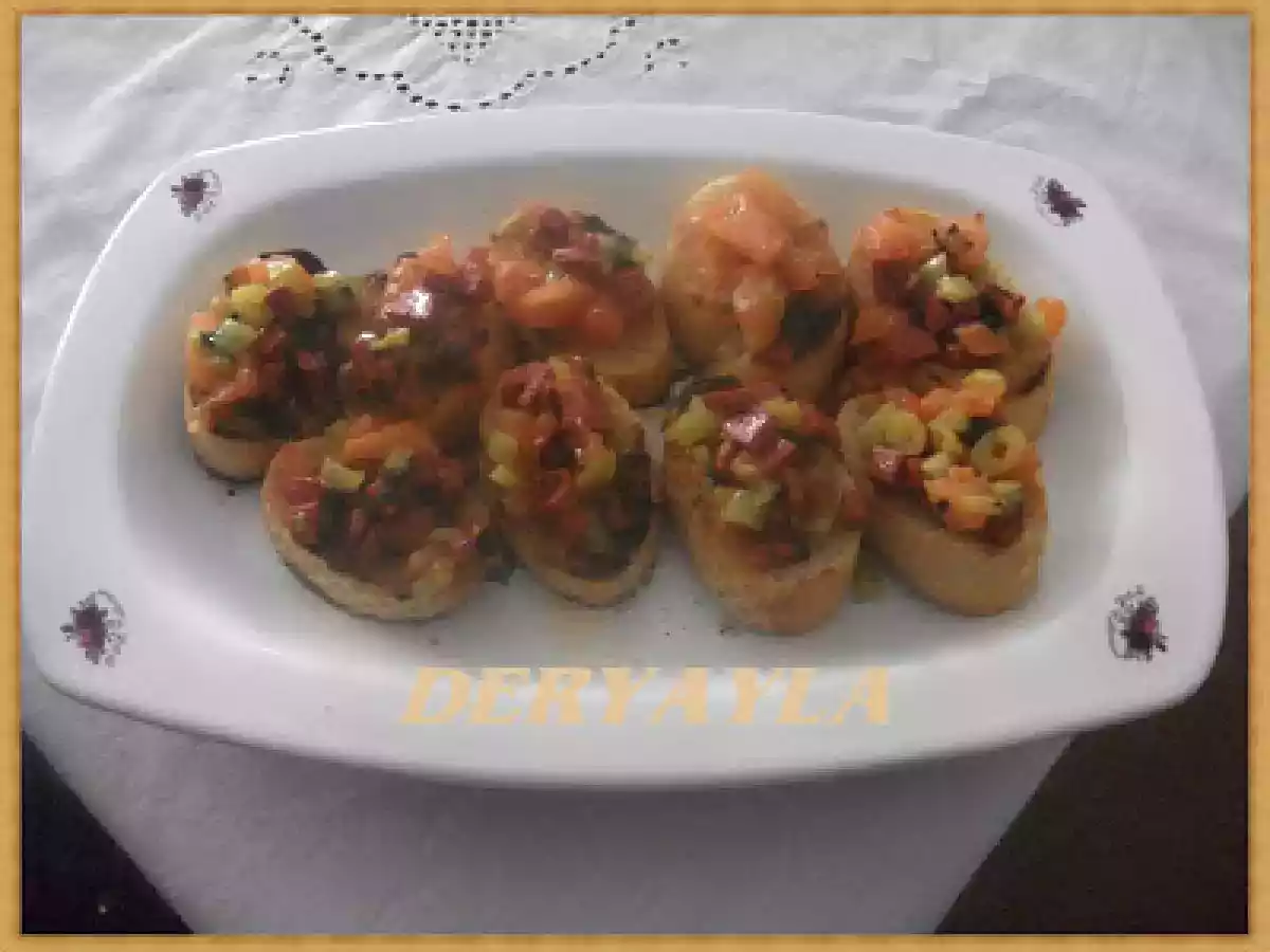 Sucuklu Bruschetta - fotoğraf 2