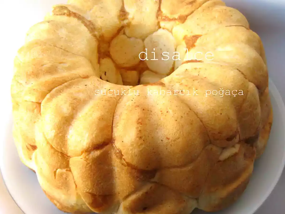 SUCUKLU KABARCIK EKMEK (KEK KALIBINDA POĞAÇA) - fotoğraf 2