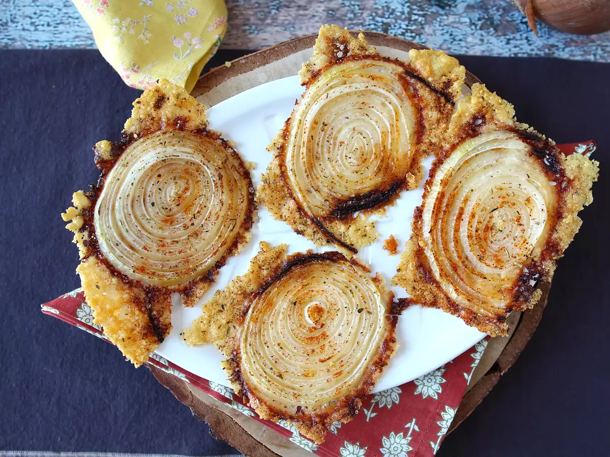 Süper çıtır ev yapımı soğan ve parmesan cipsi - fotoğraf 6