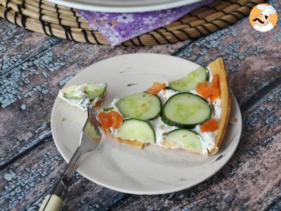 Süper ferahlatıcı yaz tartı: ricotta, salatalık ve somon füme - fotoğraf 2