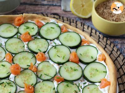 Süper ferahlatıcı yaz tartı: ricotta, salatalık ve somon füme - fotoğraf 5