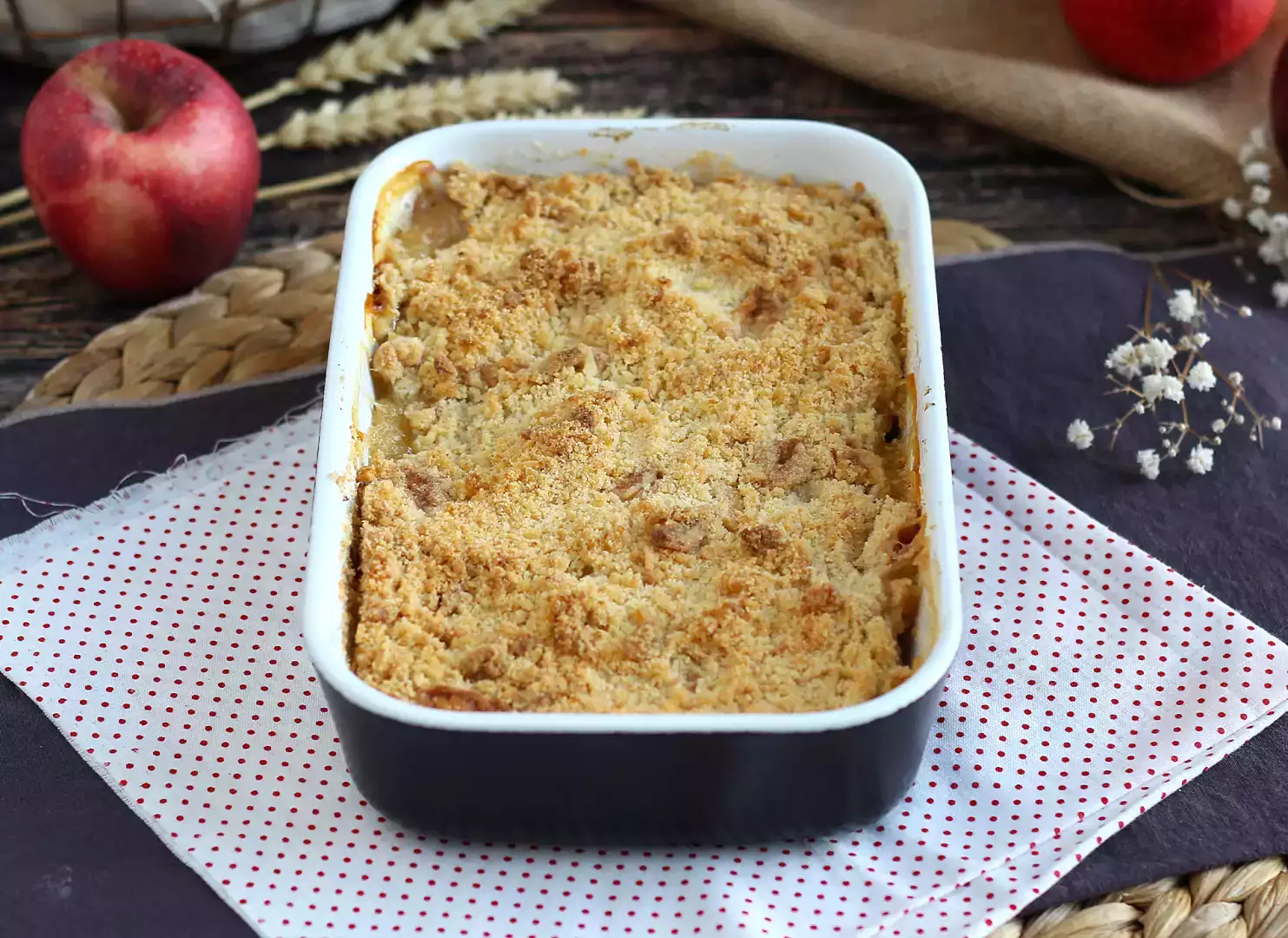 Süper kolay elmalı crumble