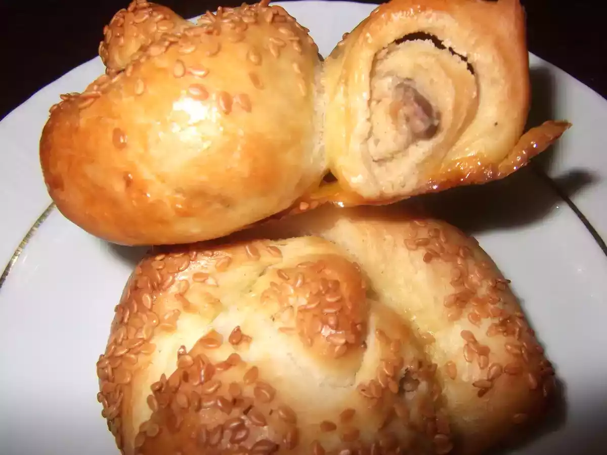 Tahinli cevizli poğaça