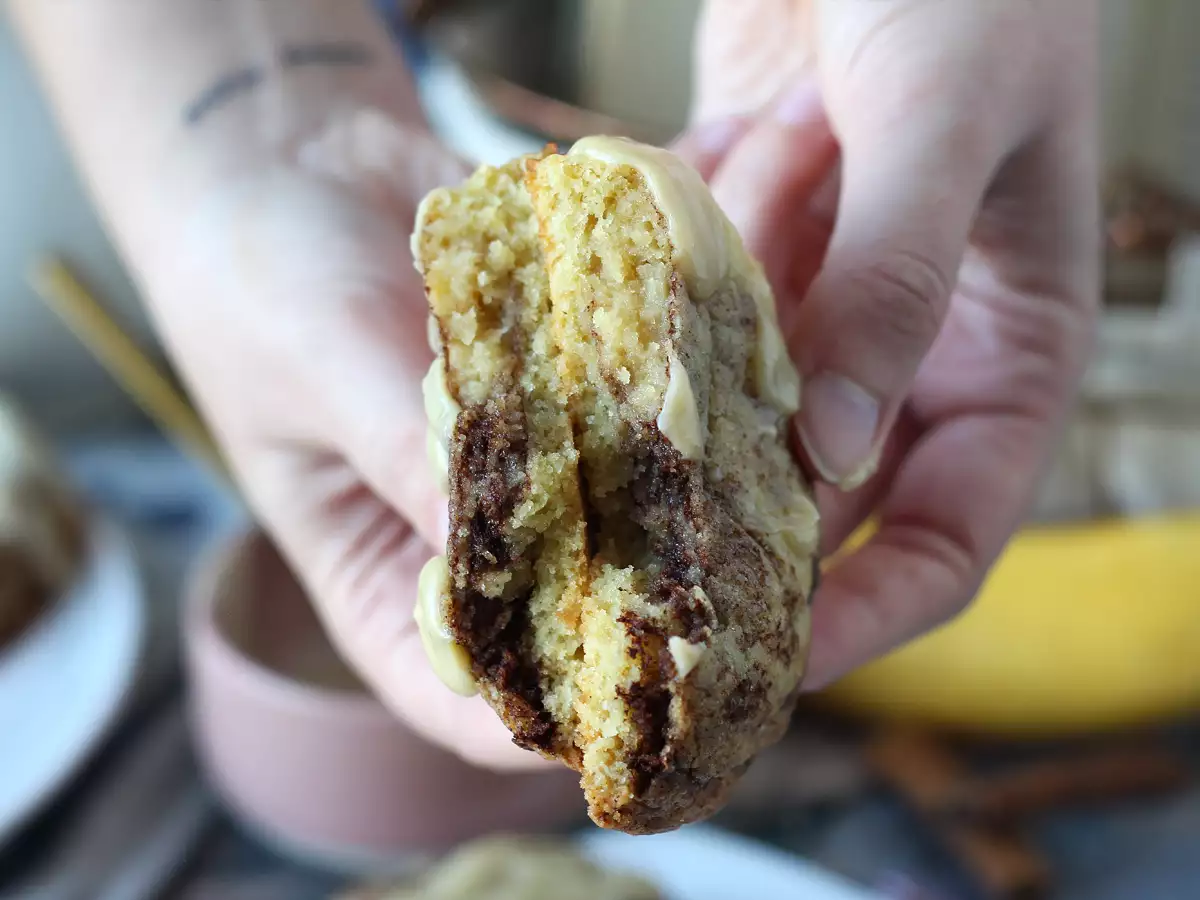 Tarçınlı rulo kurabiyeler, ağızda eriyen, gevrek ve iyi tarçın aromalı - fotoğraf 3