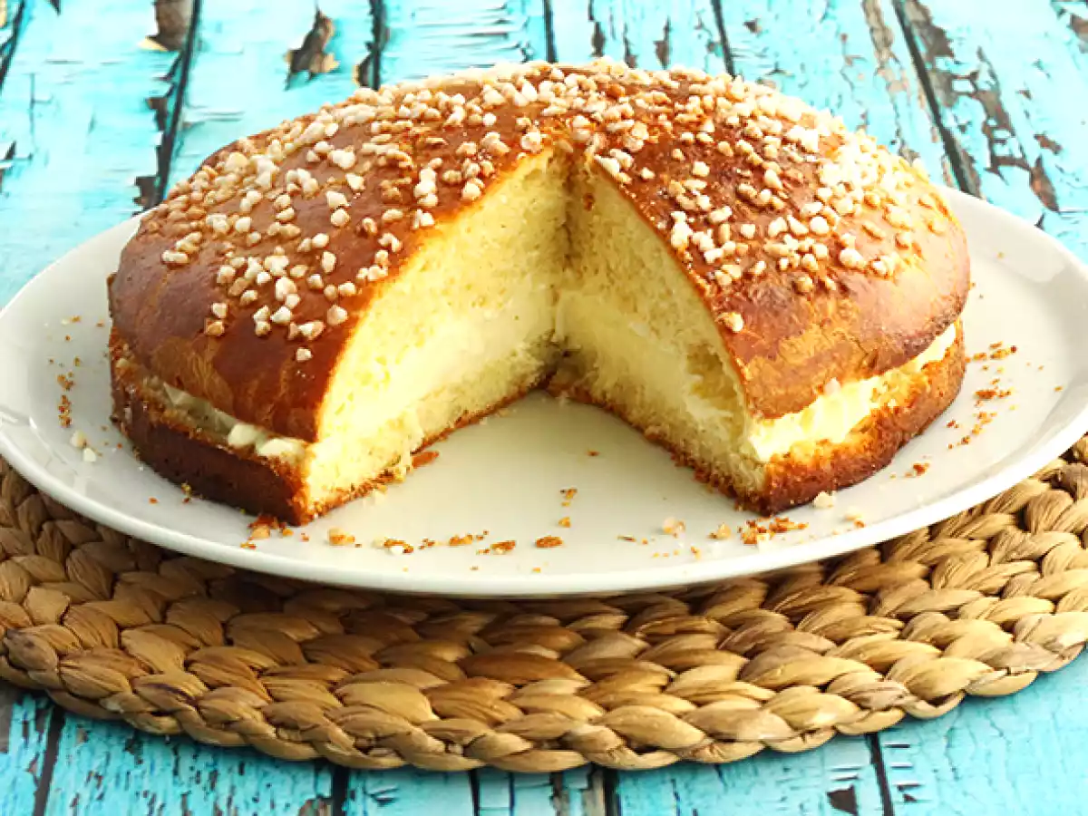 Tarte tropézienne adım adım açıklanmıştır - fotoğraf 2