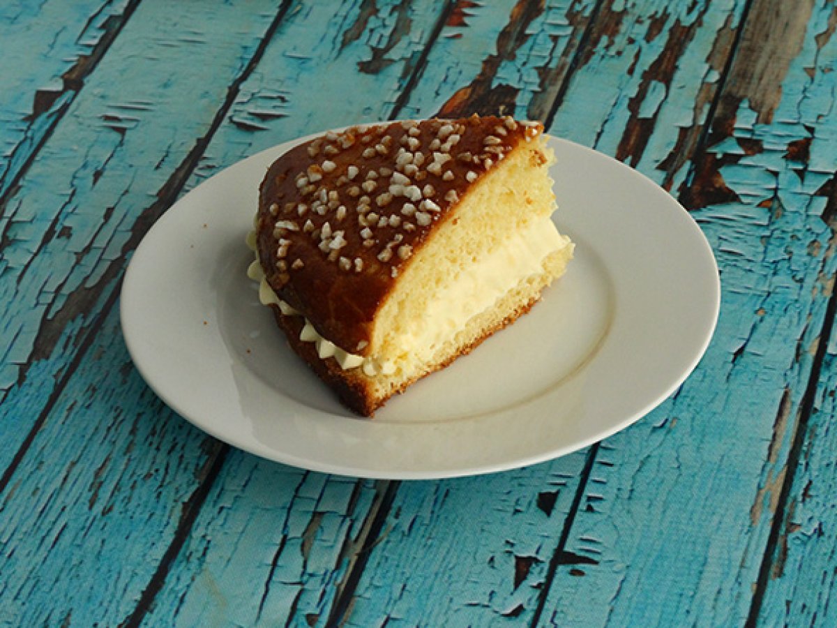 Tarte tropézienne adım adım açıklanmıştır - fotoğraf 4