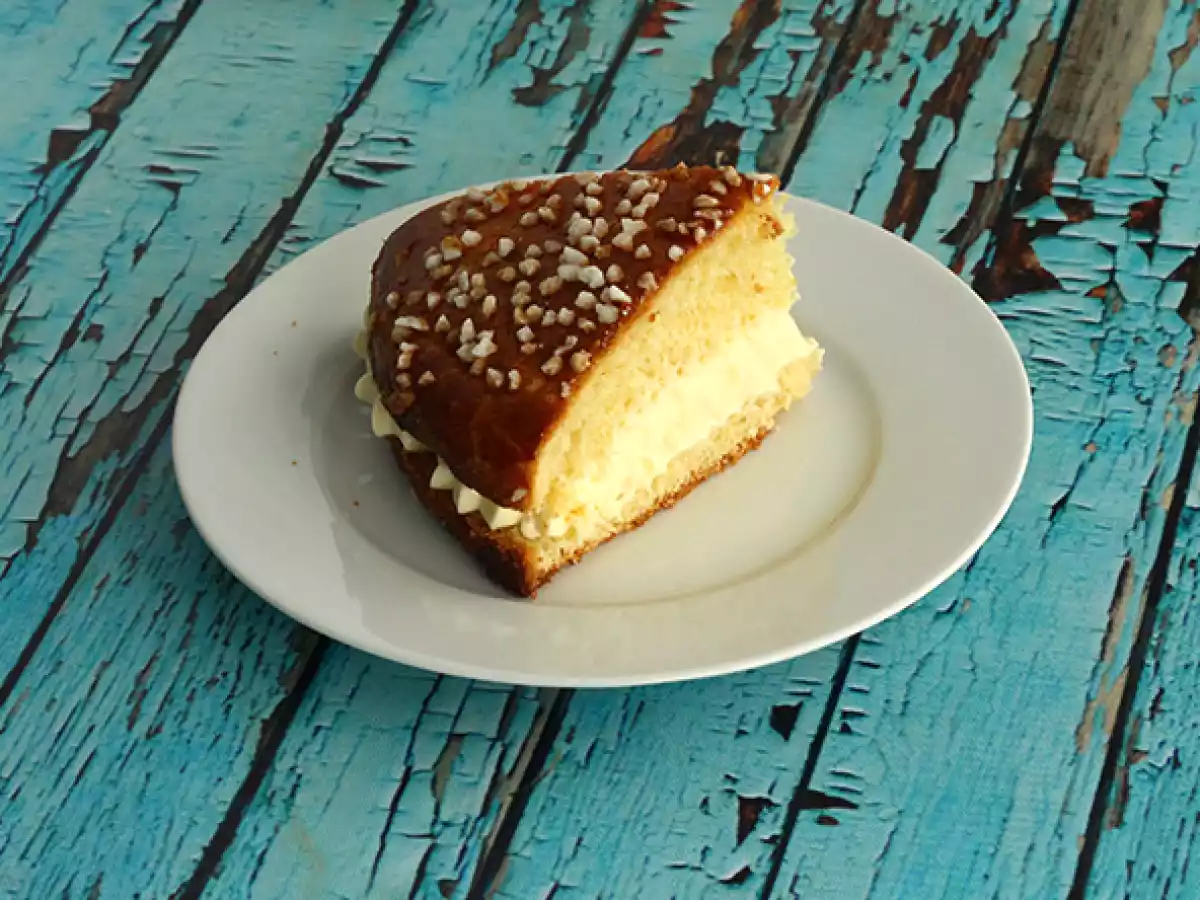 Tarte tropézienne adım adım açıklanmıştır - fotoğraf 4