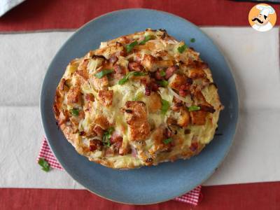 Tartiflette tarzı kirpi ekmeği dolması - fotoğraf 6