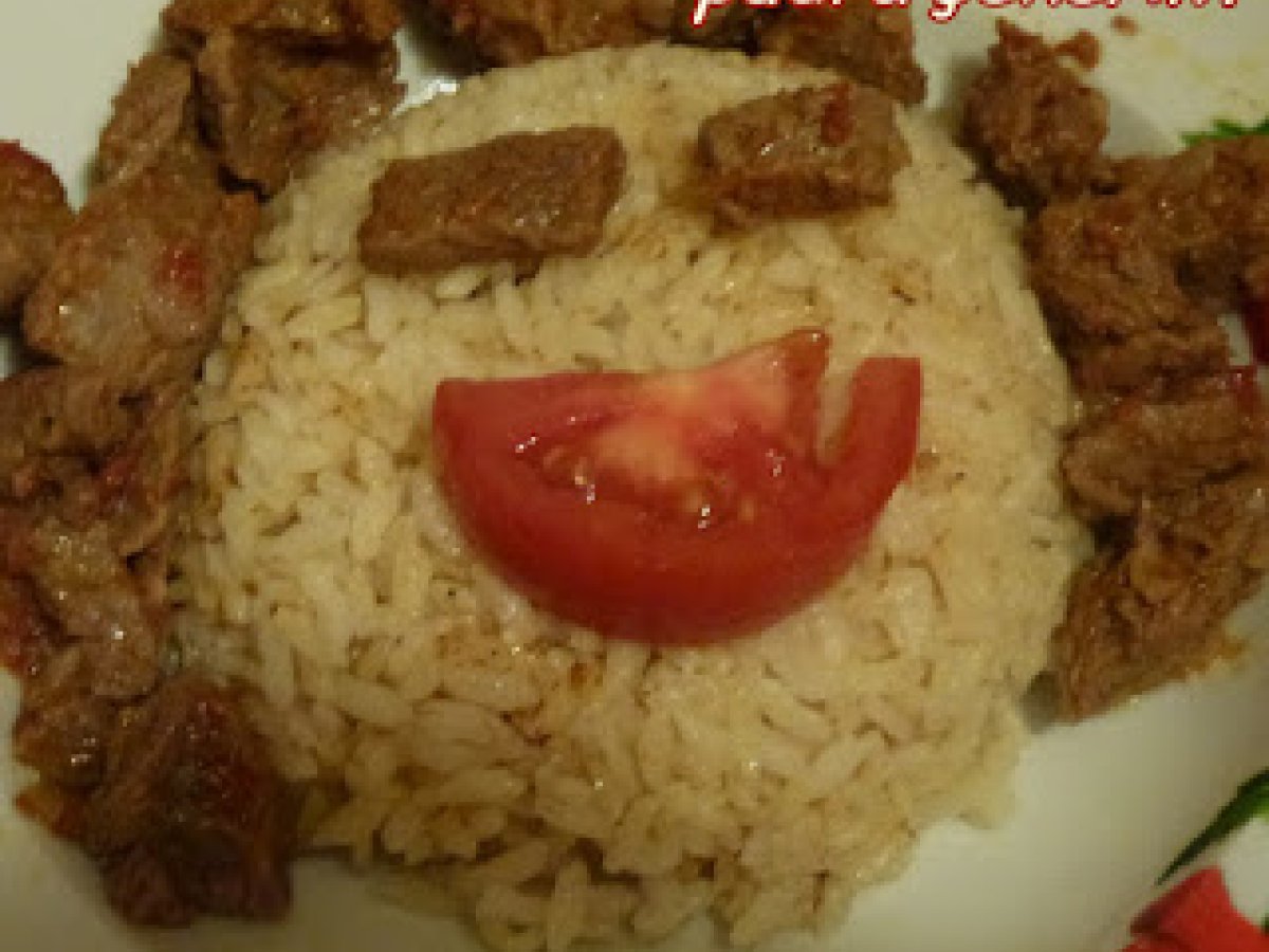 Taskebaplı pilav