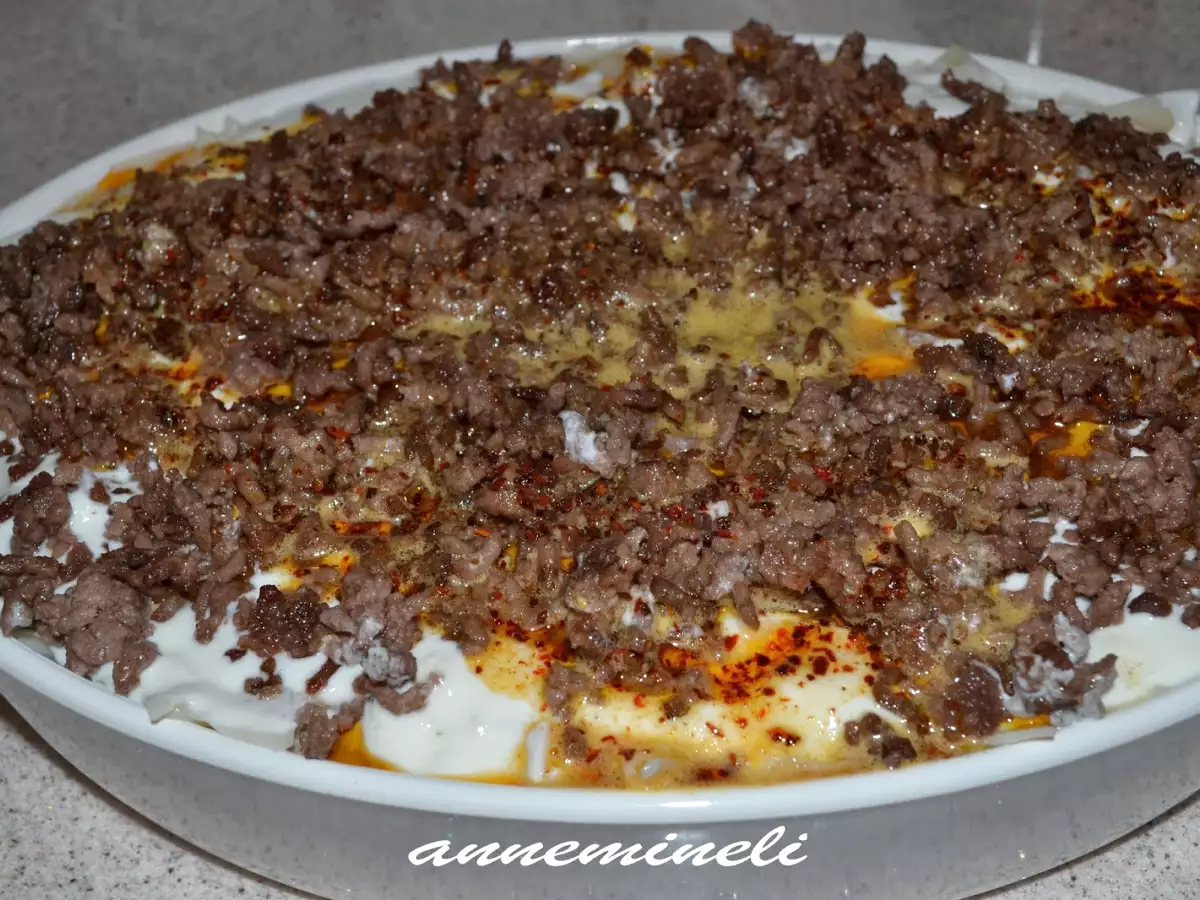 Tatar mantısı veya eriştesi (tüm Anadolu)