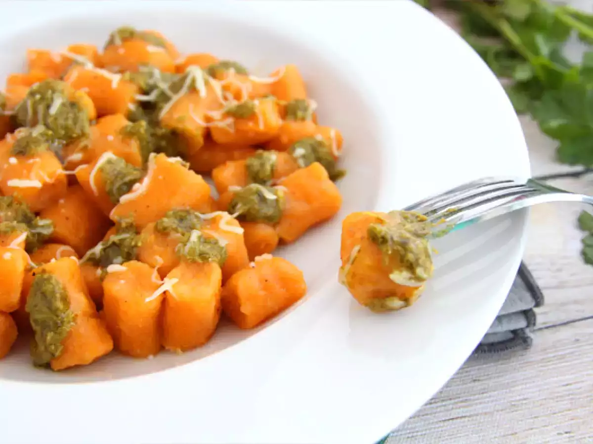 Tatlı patates gnocchi (kolay gnocchi)