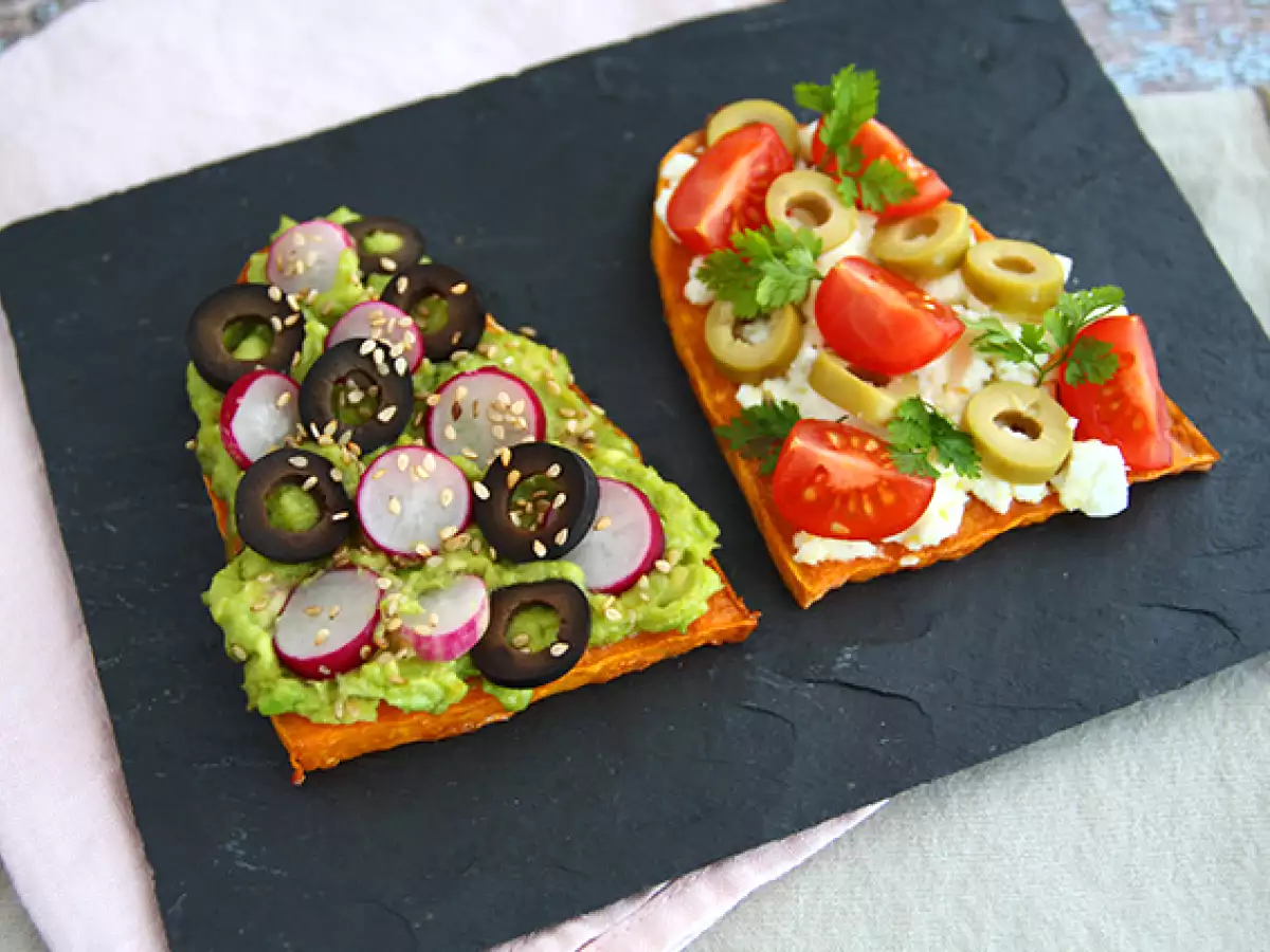 Tatlı patates tostları