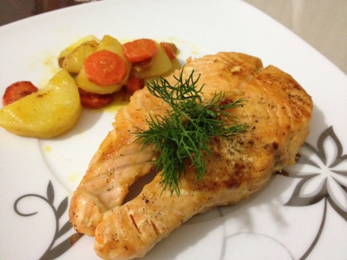 Tavada Portakalı Somon Balığı