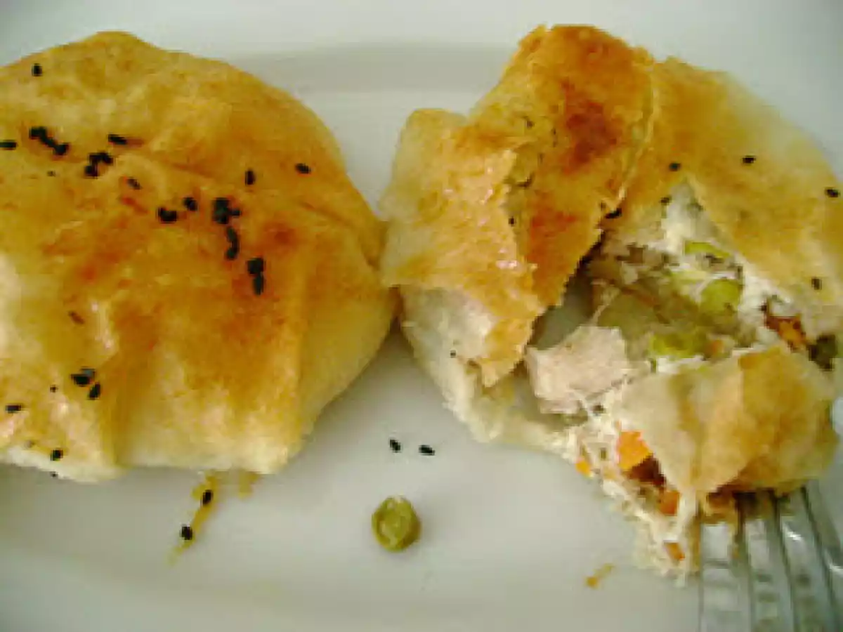 TAVUKLU GARNİTÜRLÜ BÖREK ............