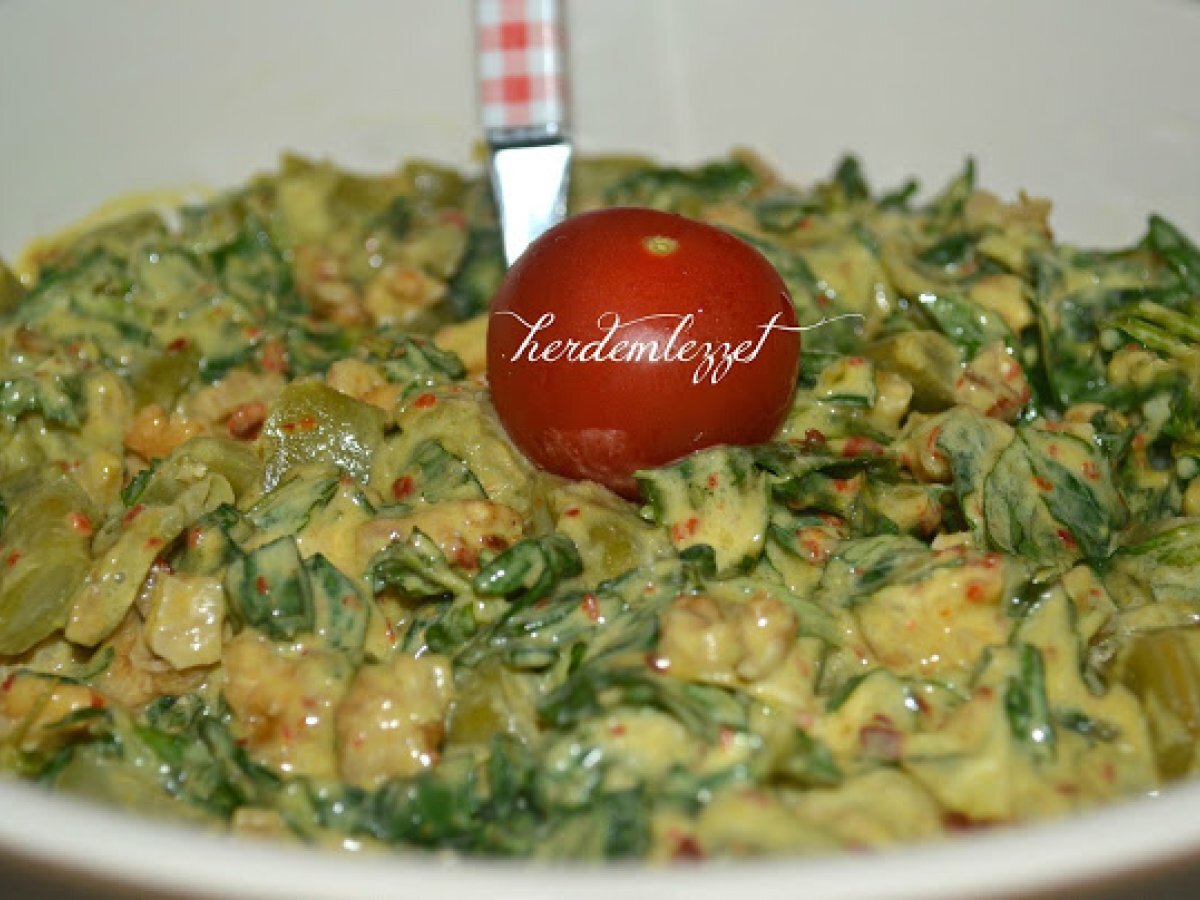 TAZE FASÜLYE SALATASI