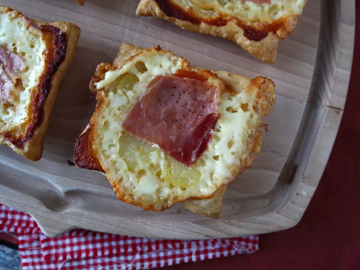 Tek kişilik raclette lezzetli mini Tatin turtaları - fotoğraf 3