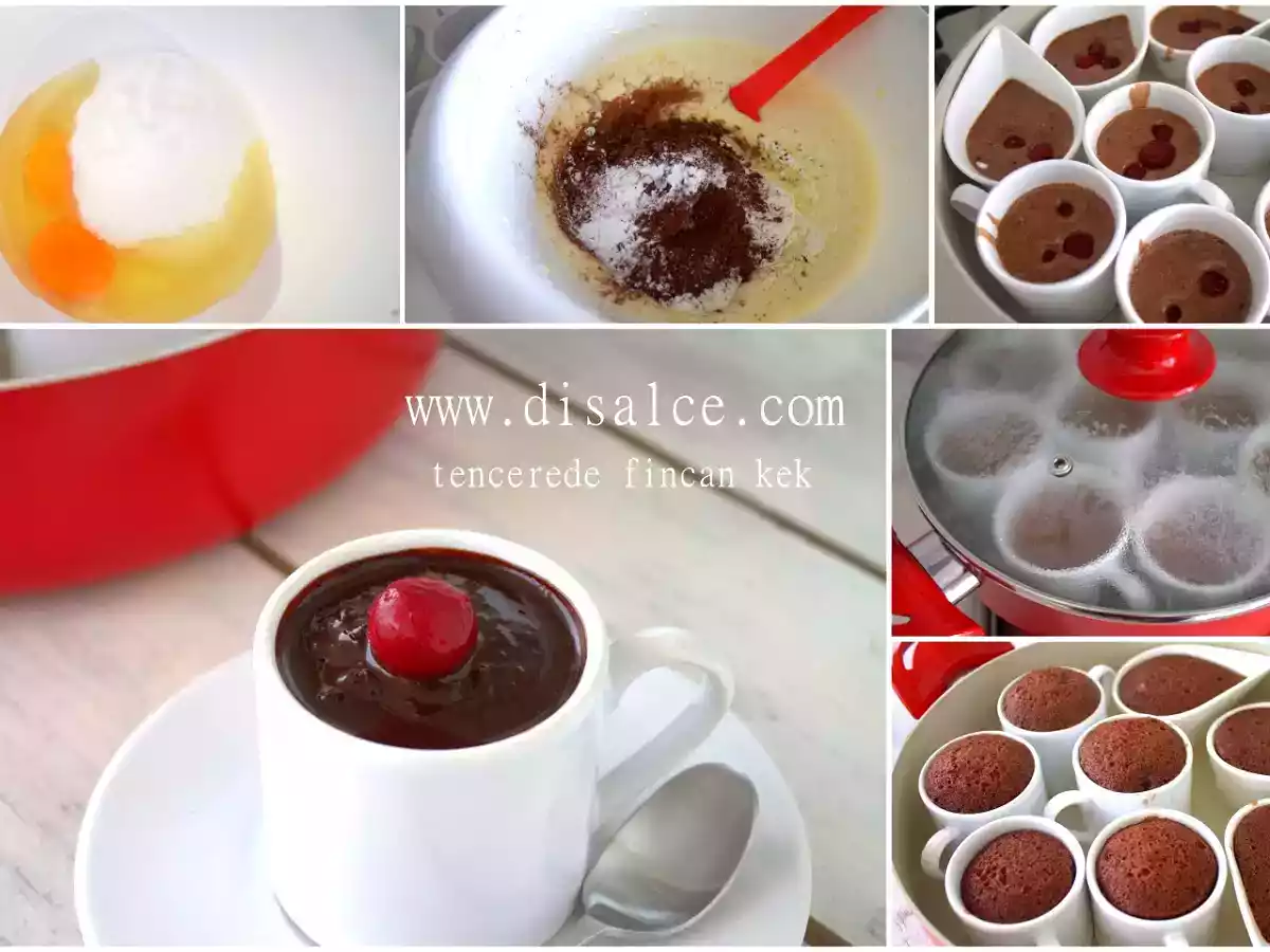TENCEREDE VİŞNELİ FİNCAN KEK - fotoğraf 3