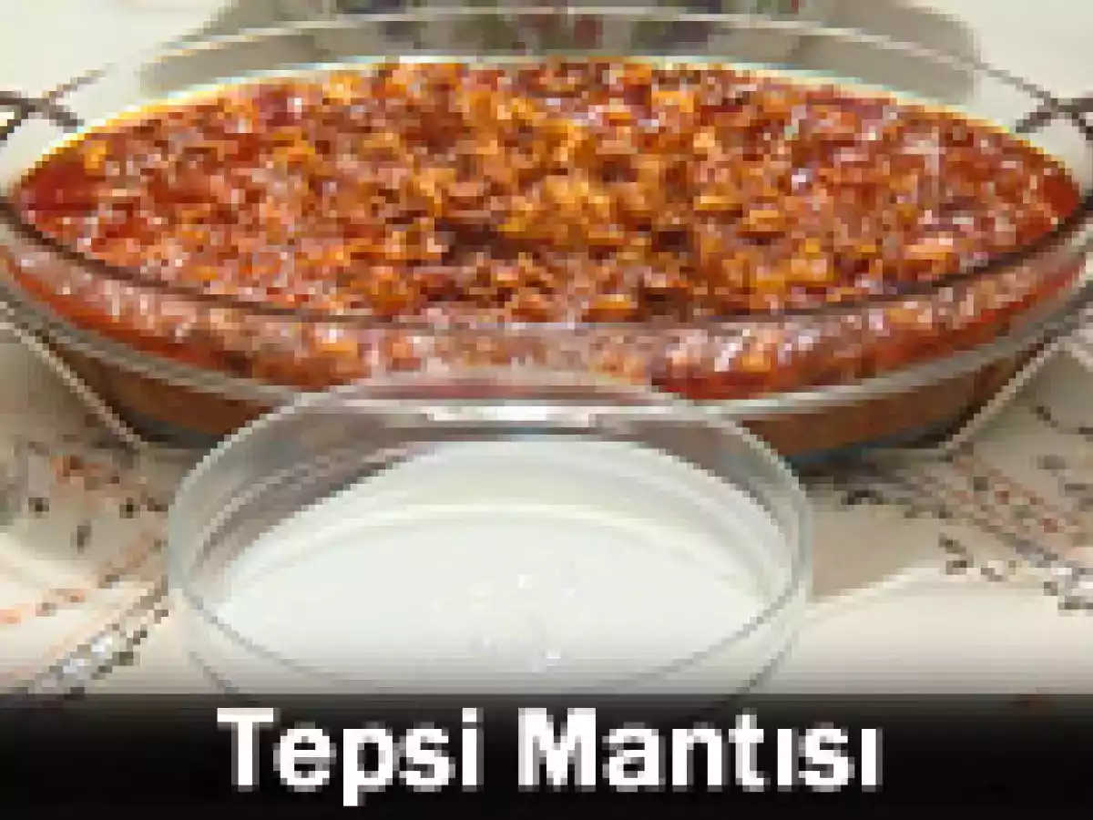 Tepsi mantısı tarifi(Kayseri)