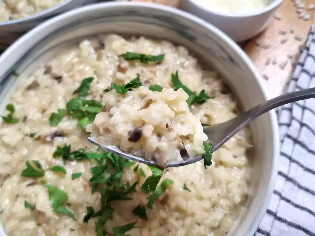 Thermomix ile mantarlı risotto - fotoğraf 2