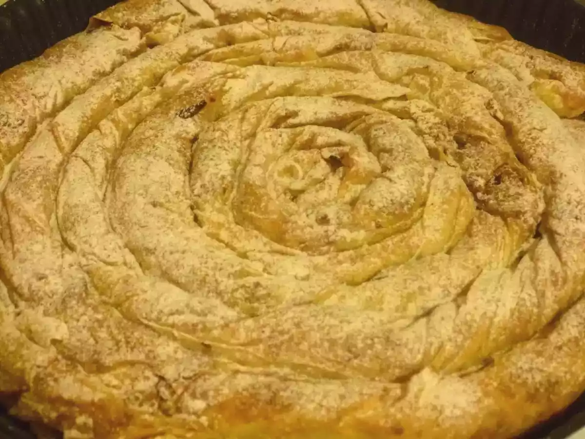 Tikvenik - balkabakli tatli rulo borek