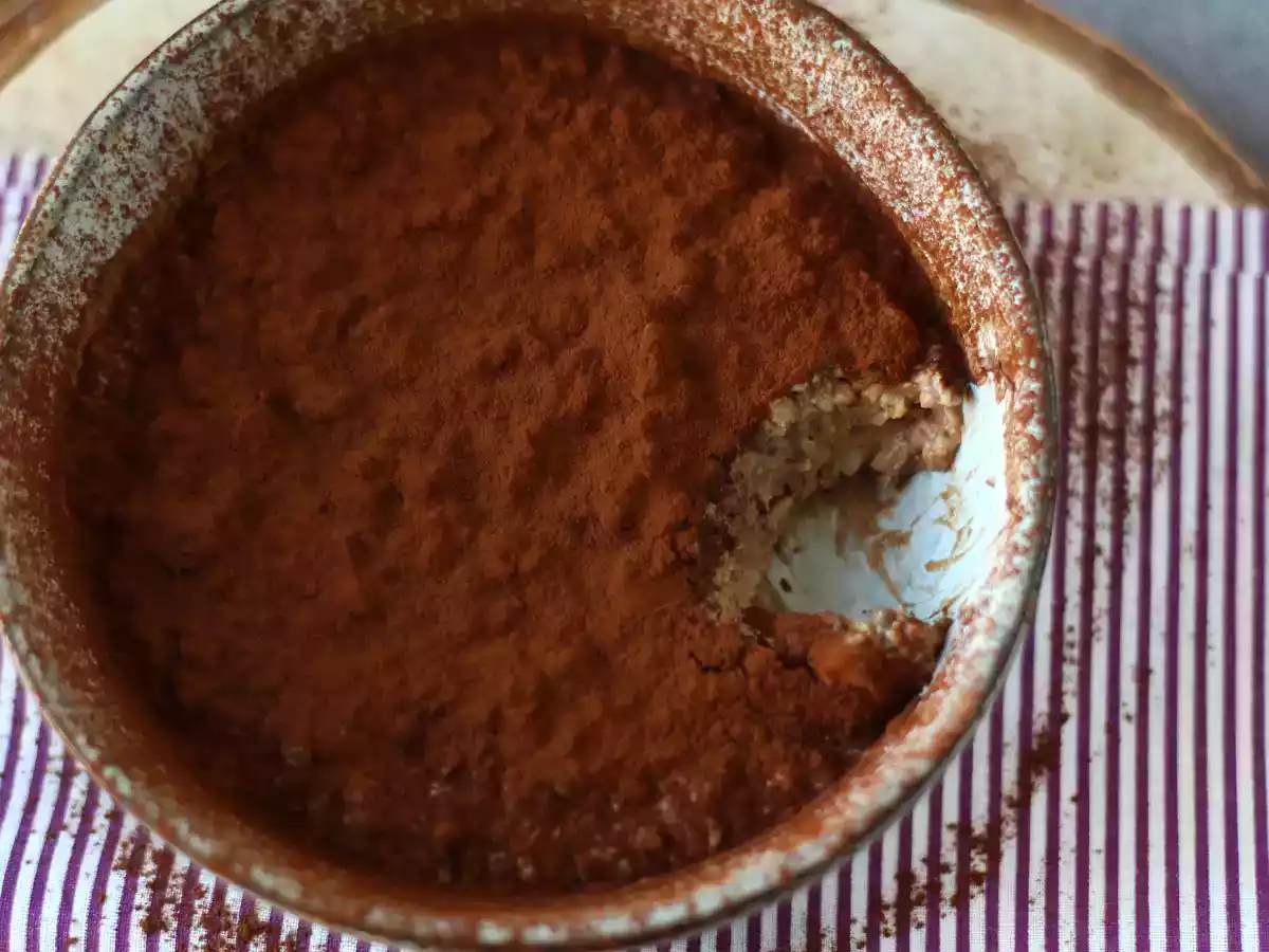Tiramisu aromalı gecelik yulaf, mükemmel kahve ve kakao kahvaltısı! - fotoğraf 2